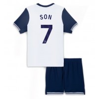 Maglia Calcio Tottenham Hotspur Son Heung-min #7 Prima Divisa Bambino 2024-25 Manica Corta (+ pantaloncini)